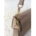 Louis Vuitton grey Vivienne LV Bag in clemence leather