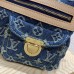 Louis Vuitton Monogram Denim Baggy PM Bag