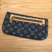 Louis Vuitton Monogram Denim Pochette Plate Clutch Bag