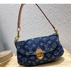 Louis Vuitton Monogram Denim Mini Pleaty Bag