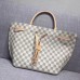 LOUIS VUITTON GIROLATA WHITE GRID HANDBAG 2017