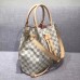 LOUIS VUITTON GIROLATA WHITE GRID HANDBAG 2017