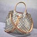 LOUIS VUITTON GIROLATA WHITE GRID HANDBAG 2017