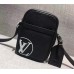 Louis Vuitton Supreme Eclipse Leather PM Crossbody Shoulder Bag Black 2017