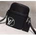 Louis Vuitton Supreme Eclipse Leather MM Crossbody Shoulder Bag Black 2017