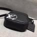 Louis Vuitton Supreme Eclipse Leather MM Crossbody Shoulder Bag Black 2017