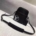 Louis Vuitton Supreme Eclipse Leather MM Crossbody Shoulder Bag Black 2017