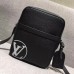 Louis Vuitton Supreme Eclipse Leather GM Crossbody Shoulder Bag Black 2017