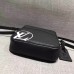 Louis Vuitton Supreme Eclipse Leather GM Crossbody Shoulder Bag Black 2017