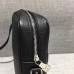 Louis Vuitton Supreme Eclipse Leather GM Crossbody Shoulder Bag Black 2017