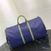 Louis Vuitton Monogram Canvas Men's Keepall 55 Bag Blue/Green 2018