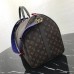 Louis Vuitton Monogram Canvas Men's Keepall 55 Bag M43858 Blue 2018