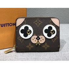 Louis Vuitton Monogram Canvas Zippy Coin Purse M62310 Dog 2018