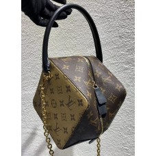 Louis Vuitton Monogram Canvas and Monogram Reverse Cube Shaped Bag 2018