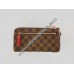 LOUIS VUITTON MONOGRAM DAMIER EBENE CANVAS CLUTCH HOLDER