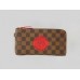 LOUIS VUITTON MONOGRAM DAMIER EBENE CANVAS CLUTCH HOLDER