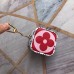 Louis Vuitton Monogram Canvas Cube Coin Purse M67669 Rouge 2019