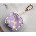 Louis Vuitton Monogram Canvas Cube Coin Purse M67669 Lilac 2019