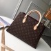 Louis Vuitton Monogram Canvas Flower Padlock Tote Bag M43551 Beige 2018