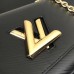 Louis Vuitton Twist MM Epi Leather Shoulder Bag M50282 Black/Gold 2017