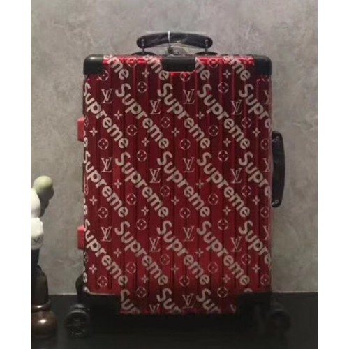 Rimova x Louis Vuitton x Supreme Luggage Red 2018