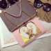 LOUIS VUITTON TWIST CHAIN WALLET M62334 PINK