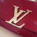 LOUIS VUITTON CHAIN VINTAGE PATENT LEATHER CHAIB BAG RED