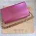 LOUIS VUITTON CHAIN VINTAGE PATENT LEATHER CHAIB BAG PINK