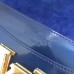 LOUIS VUITTON CHAIN VINTAGE PATENT LEATHER CHAIB BAG jewelry blue