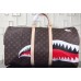 Louis Vuitton Shark Monogram Canvas Keepall Bandouliere 55 M54169