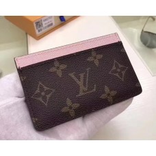 Louis Vuitton Monogram Canvas Card Holder Light Pink M60703