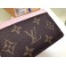 Louis Vuitton Monogram Canvas Card Holder Light Pink M60703