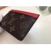 Louis Vuitton Monogram Canvas Card Holder M60703 Red