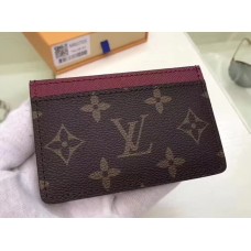 Louis Vuitton Monogram Canvas Card Holder M60703 Fuchsia