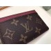 Louis Vuitton Monogram Canvas Card Holder M60703 Fuchsia