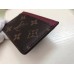 Louis Vuitton Monogram Canvas Card Holder M60703 Fuchsia