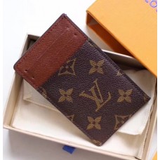 Louis Vuitton Monogram Canvas Coin Card Holder M62666 Brown