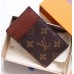 Louis Vuitton Monogram Canvas Coin Card Holder M62666 Brown