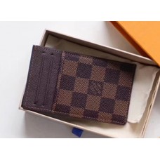 Louis Vuitton Monogram Ebene Canvas Coin Card Holder M62666