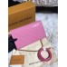 Louis Vuitton Monogram Vernis Leather Envelope Clutch on Chain M90990 Pink