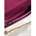 Louis Vuitton Monogram Vernis Leather Envelope Clutch on Chain M90990 Dark Red