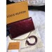 Louis Vuitton Monogram Vernis Leather Envelope Clutch on Chain M90990 Burgundy