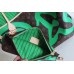 LOUIS VUITTON LETTERS PRINTING SHOPPING BAG 2017 GREEN