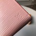 Louis Vuitton Epi Leather Zippy Wallet M67266 Rose Ballerine 2018