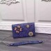 LOUIS VUITTON Epi Denim Azteque Blue Leather TWIST Chain Wallet Shoulder Bag M61490