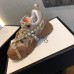 Gucci Flashtrek Sneaker with Removable Crystals ‎540688 Beige 2018