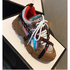 Gucci Flashtrek Sneaker with Removable Crystals ‎540688 2018