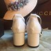 Gucci leather t-strap mid-heel 6cm sandal white 01