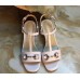 Gucci leather t-strap mid-heel 6cm sandal white 02