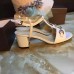 Gucci leather t-strap mid-heel 6cm sandal white 02